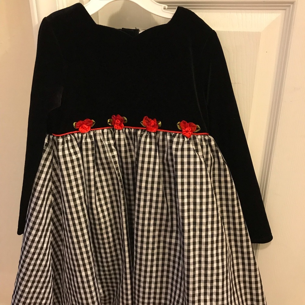 Velvet holiday dress